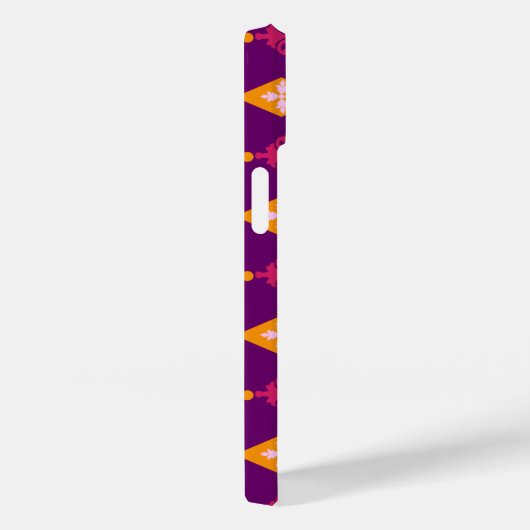 Damask Diamond Stripe Case-Mate iPhone Case (Achterkant / Rechts)