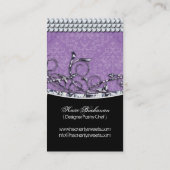 Damask Diva Cupcake Bakery Visitekaartje (Achterkant)