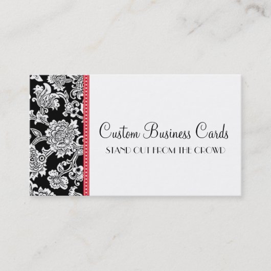 Damask Dot Visitekaartje (Voorkant)