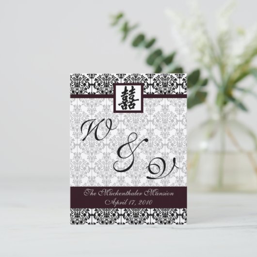 Damask dubbel geluk programma 1 (Staand voorkant)