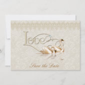 Damask Elegance Save The Date (Voorkant)