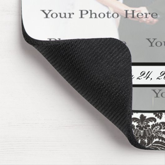 Damask Elegance Wedding Muismat (Hoek)