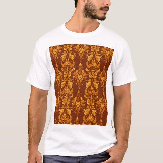 Damask: Elegant Behang T-shirt (Voorkant)