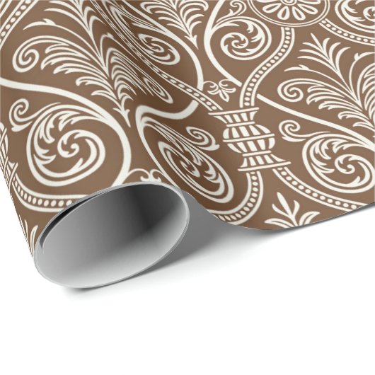  Damask Elegant Cadeaupapier (Rol Hoek)