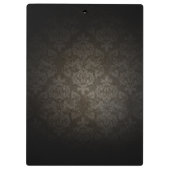 Damask Elegant Dark Klembord (Achterkant)