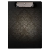  Damask Elegant Dark Klembord (Voorkant)