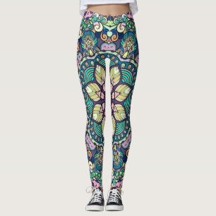 Damask: Elegant naadloos patroon Leggings