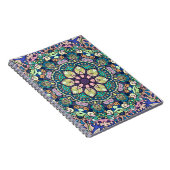 Damask: Elegant naadloos patroon Notitieboek (Rechterzijde)