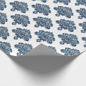 Damask Elegant Pattern Cadeaupapier (Hoek)