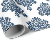 Damask Elegant Pattern Cadeaupapier (Rol Hoek)