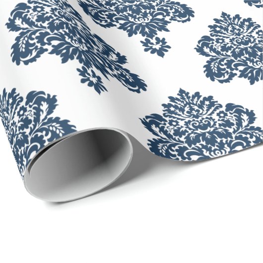 Damask Elegant Pattern Cadeaupapier (Rol Hoek)