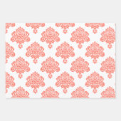 Damask Elegant Pattern Inpakpapier Vel (Voorkant)