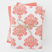 Damask Elegant Pattern Inpakpapier Vel (In situ)