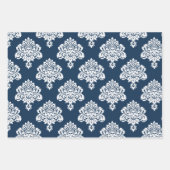 Damask Elegant Pattern Wrapping Paper Sheets (Voorkant 2)