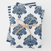 Damask Elegant Pattern Wrapping Paper Sheets (In situ)