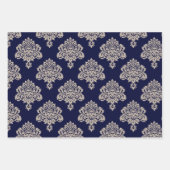 Damask Elegant Pattern Wrapping Paper Sheets (Voorkant 2)