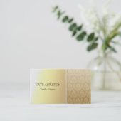 Damask Elegant Visitekaartje (Staand voorkant)
