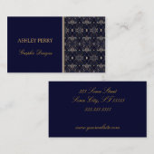 Damask Elegant Visitekaartje (Voorkant / Achterkant)