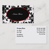 Damask Elegant Visitekaartjes (Voorkant / Achterkant)