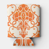  Damask: Elegante naadloze textuur Blikjeskoeler (Achterkant)