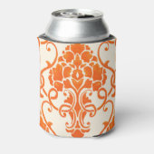  Damask: Elegante naadloze textuur Blikjeskoeler (Blikje Achterkant)