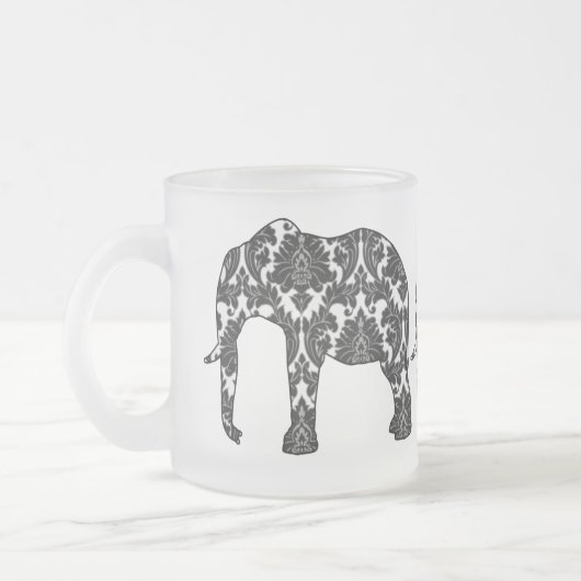 Damask Elephant Pattern Mok (Links)