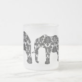 Damask Elephant Pattern Mok (Center)