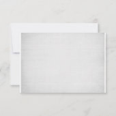 Damask en Daisy RSVP Kaart (Achterkant)