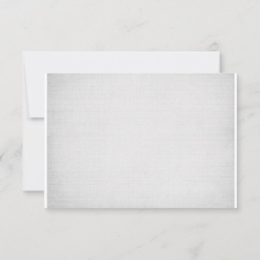 Damask en Daisy RSVP Kaart (Achterkant)