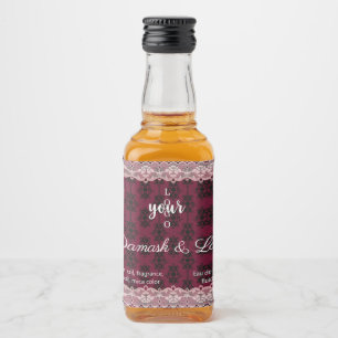 Damask en Lace Logo Perfume Likeurfles Etiket