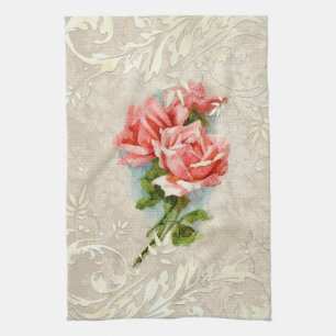  Damask en Rozen Kitchen Towel Theedoek