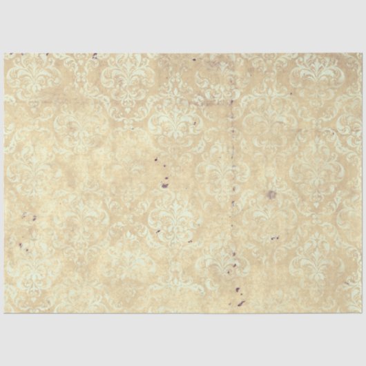 Damask Ephemera Design Serie #1 Tissuepapier (Voorkant)