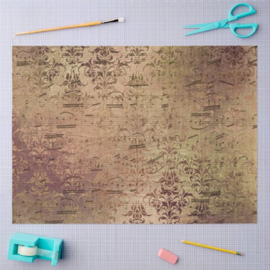 Damask Ephemera Design Series #11 Tissuepapier (Craft)