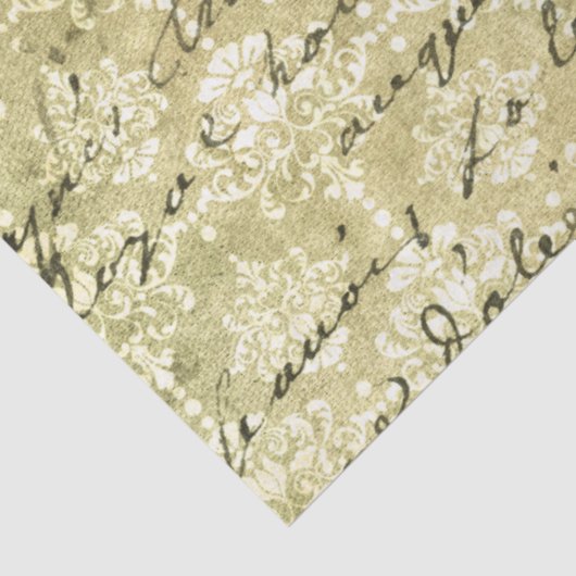 Damask Ephemera Design Series #16 Tissuepapier (Detail)