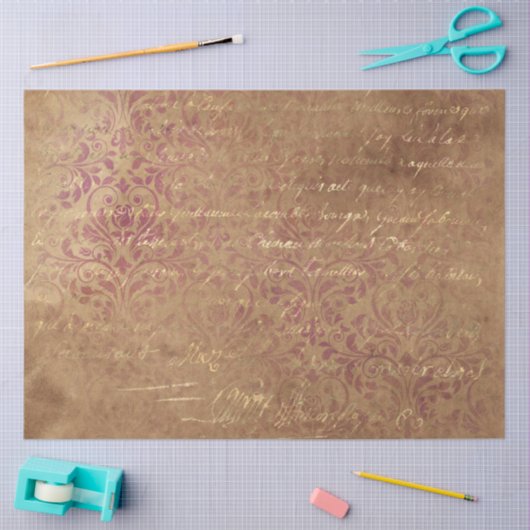 Damask Ephemera Design Series #2 Tissuepapier (Craft)