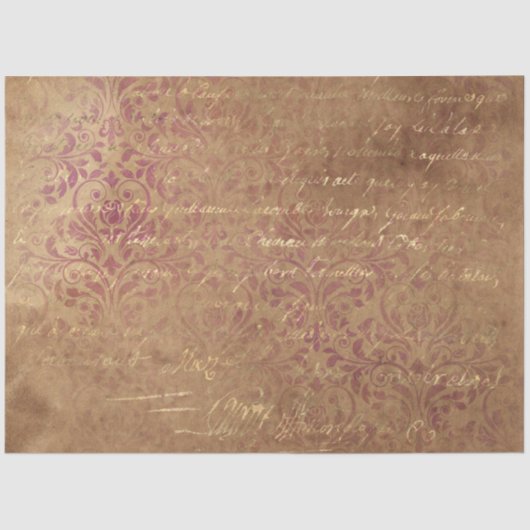 Damask Ephemera Design Series #2 Tissuepapier (Voorkant)