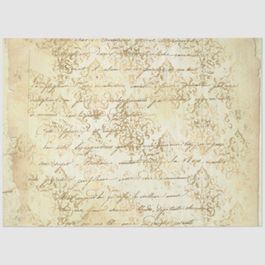 Damask Ephemera Design Series #4 Tissuepapier (Voorkant)