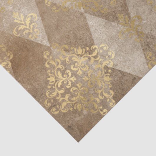 Damask Ephemera Design Series #5 Tissuepapier (Detail)