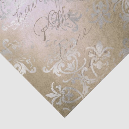 Damask Ephemera Design Series #8 Tissuepapier (Detail)