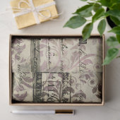 Damask Ephemera Ontwerp Serie #10 Tissuepapier (Geschenk)