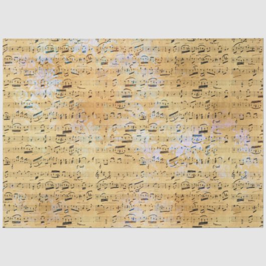 Damask Ephemera Ontwerp Serie #19 Tissuepapier (Voorkant)