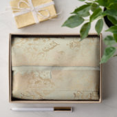 Damask Ephemera Ontwerp Serie #4 Tissuepapier (Geschenk)