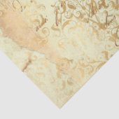 Damask Ephemera Ontwerp Serie #4 Tissuepapier (Detail)