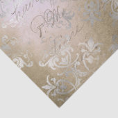 Damask Ephemera Ontwerp Serie #8 Tissuepapier (Detail)