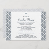 Damask First Communie Kaart (Voorkant / Achterkant)