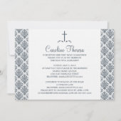 Damask First Communie Kaart (Voorkant)