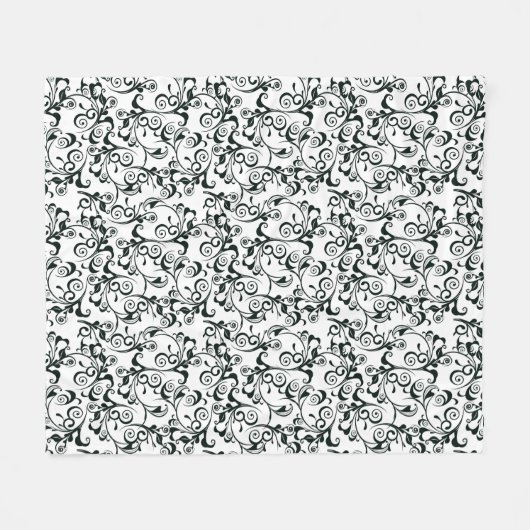 Damask Fleece Deken (Voorkant (Horizontaal))