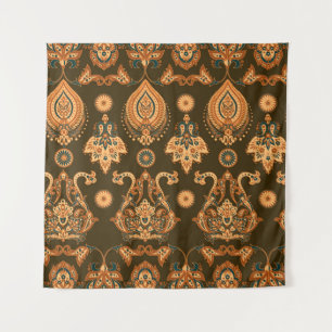 Damask Floral: naadloze stijl Wandkleed