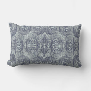 Damask Floral Pattern Light Blue - Pillow Kussen