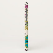 Damask Floral Pattern Plum Turquoise Case-Mate iPhone Case (Achterkant/links)